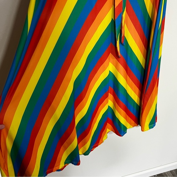 ModCloth It’s Only Bright Rainbow Halter Dress - Picture 11 of 13